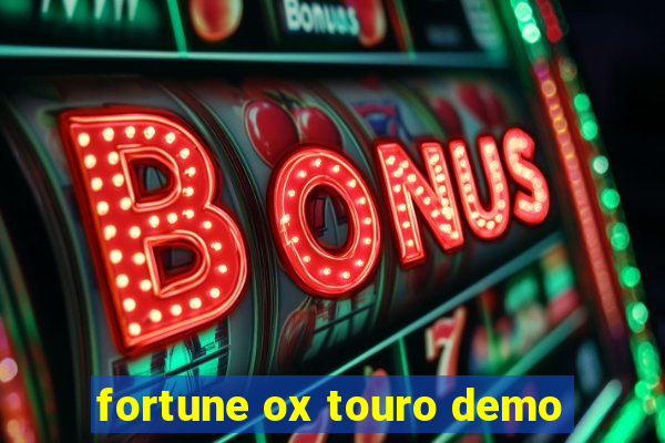 fortune ox touro demo